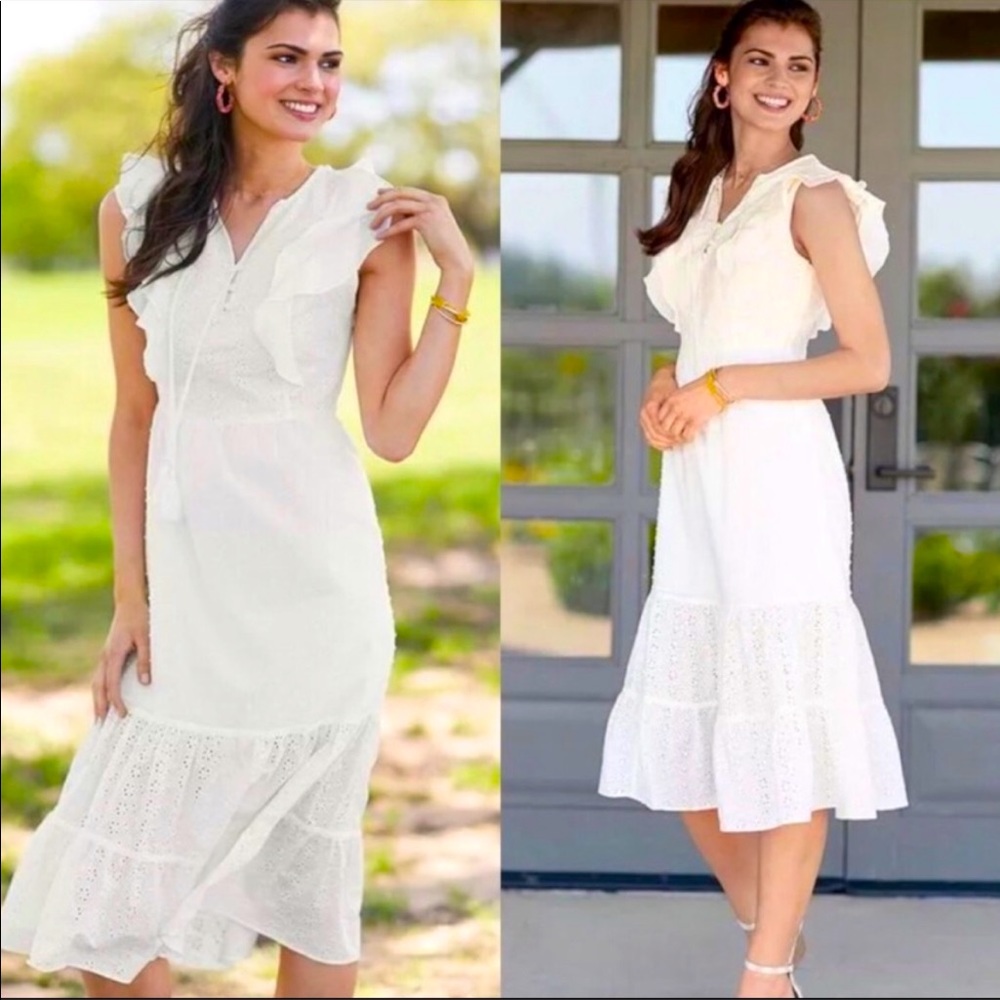 Matilda Jane Joanna Gaines Sweet As Sugar Ivory Eyelet Dress